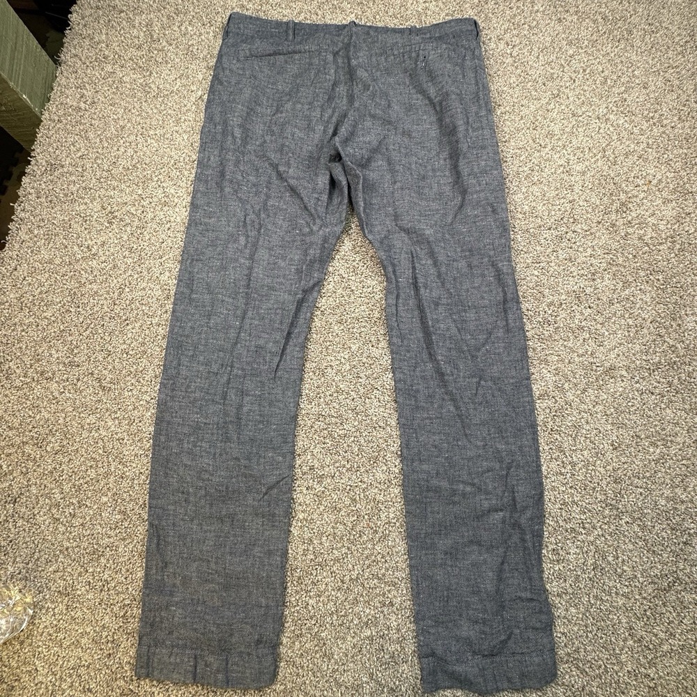 J Crew The Driggs Pants Mens Size 33x32 Navy School Preppy Classic - Picture 4 of 6
